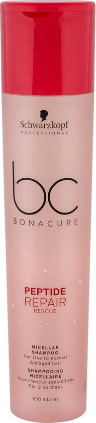 Schwarzkopf Professional - BC Bonacure Peptide Repair Rescue Micellar Shampoo - Micelární šampon pro poškozené vlasy - 250ml