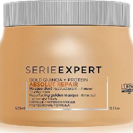 L'Oréal Serie Expert Absolut Repair Gold Masker 500 ml - Haarmasker beschadigd haar