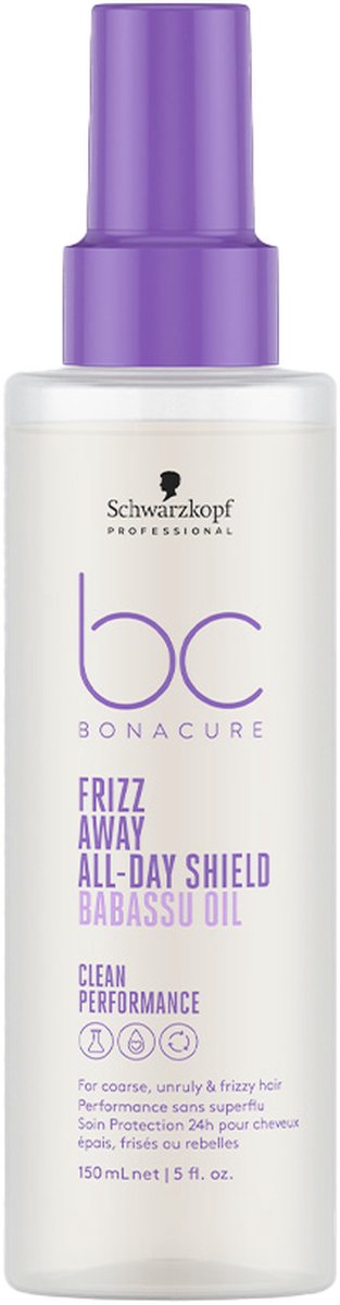 Anti-Frizz Spray Schwarzkopf Bonacure Frizz Away All Day 150 ml