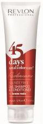 Revlon - 45 DAYS 2in1 shampoo & conditioner for brave reds 275 ml