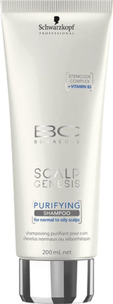 Schwarzkopf Bonacure Scalp Genesis Purifying shampoo 200ml - vrouwen - Voor Vet haar