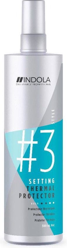 Indola Setting Thermal Protector Spray #3 - Haarspray - 300 ml