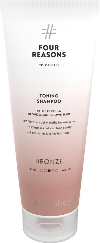 Four Reasons - Color Mask Toning Shampoo Bronze - 250ml