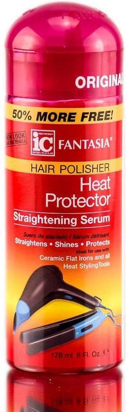 Fantasia IC Hair Polisher Heat Protector Straightening Serum