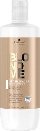 Schwarzkopf BlondMe All Blondes Detox Shampoo 1000ml - vrouwen - Voor