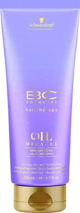 Schwarzkopf Bonacure Oil Miracle Shampoo Barbary 200ml -  vrouwen - Voor Beschadigd haar/Droog haar