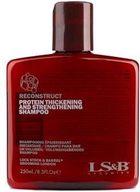 Lock Stock & Barrel Reconstruct Protein Shampoo 250ml - vrouwen - Voor Beschadigd haar