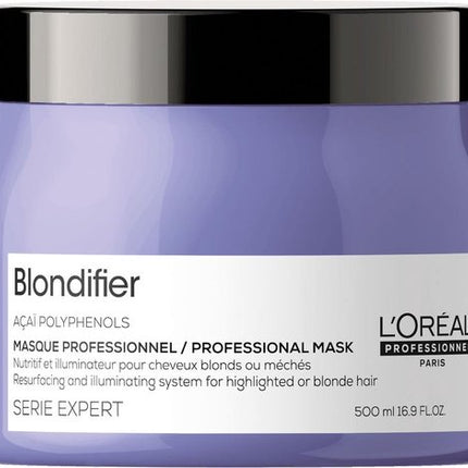 L'Oréal Professionnel Serie Expert Blondifier Haarmasker 500 ml - Haarmasker beschadigd haar
