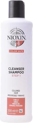 Nioxin System 4 Cleanser 300ml - Normale shampoo vrouwen - Voor Beschadigd haar/Droog haar/Gekleurd haar