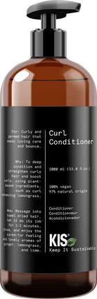KIS Green Curl Conditioner 1000 ml - Conditioner voor ieder haartype
