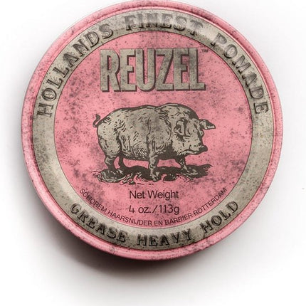 Reuzel Pig Pink Grease Heavy Hold Haarwax - 113g