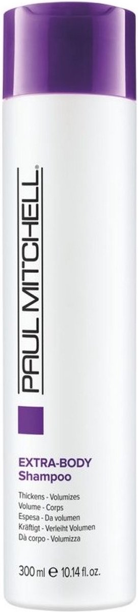 Paul Mitchell Extra Body Daily Shampoo-300 ml - Normale shampoo vrouwen - Voor Alle haartypes