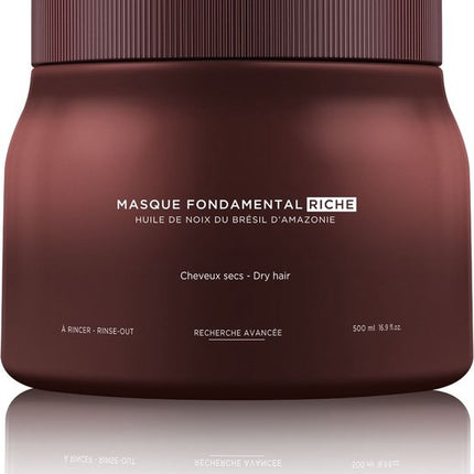 Kerastase Aura Botanica Haarmasker Fondamental Riche 500 ml - Haarmasker droog haar