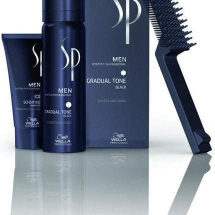Wella SP Men Color Gradual Tone Black Mousse -90 ml
