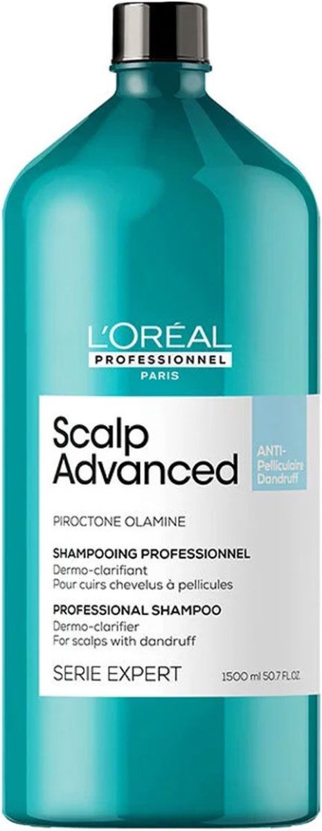 L’Oréal Professionnel - Scalp Advanced - Anti-Roos - Shampoo voor de gevoelige hoofdhuid - 1500 ml