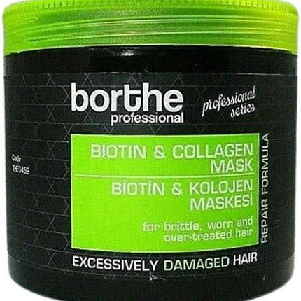 Borthe Proffesional - Biotine & Collageen - Haarmasker - 500 ML