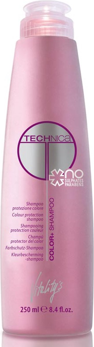 Vitality’s Technica Color+ Shampoo - 250ml - Normale shampoo vrouwen - Voor Alle haartypes