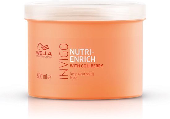Wella Invigo Nutri Enrich Masker 150ml - Haarmasker droog haar - Haarmasker beschadigd haar