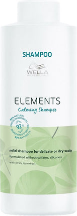 Wella Elements Calming Shampoo 1000 ml - Normale shampoo vrouwen - Voor Alle haartypes