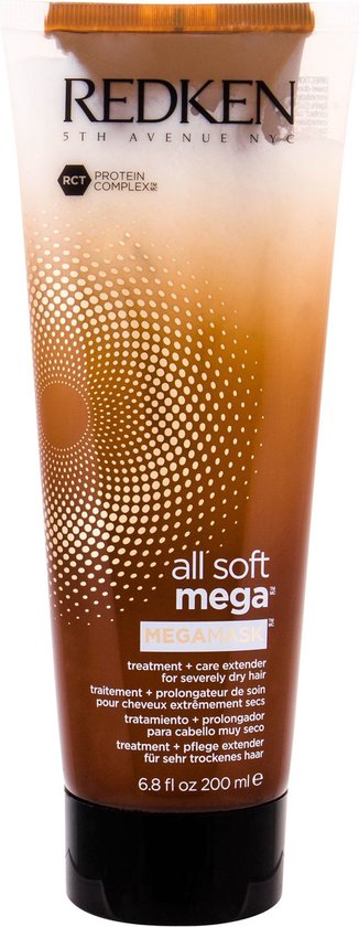 Redken All Soft Mega Rich Haarmasker voor Extreem Droog Haar 200ML - Haarmasker droog haar