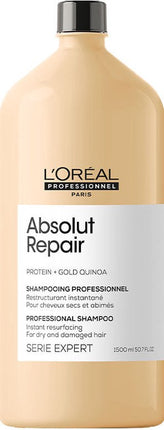 L'Oréal Professionnel Absolut Repair Gold Shampoo 1500 ml -  vrouwen - Voor Beschadigd haar/Verzwakt en breekbaar haar