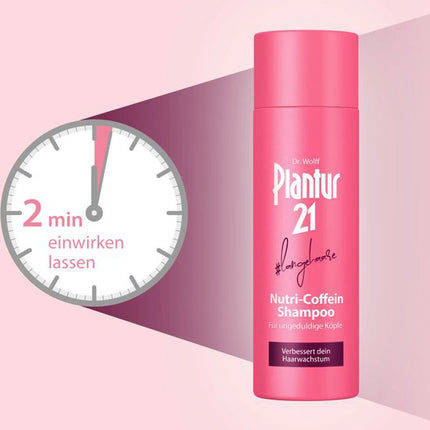 Plantur 21 #longhair Cafeïne Shampoo voor Lang en Glanzend Haar 200ml | Verbetert de Haargroei en Herstelt Gestresst Haar