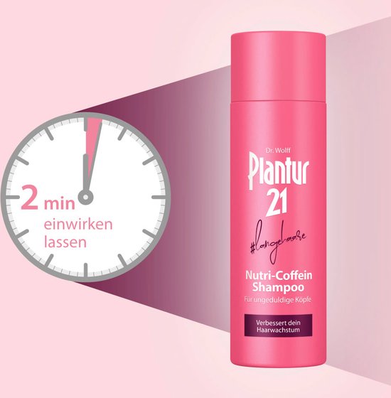 Plantur 21 #longhair Cafeïne Shampoo voor Lang en Glanzend Haar 200ml | Verbetert de Haargroei en Herstelt Gestresst Haar