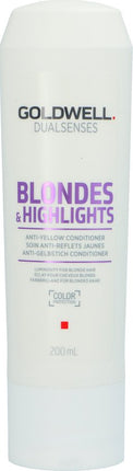 Goldwell Dualsenses Blondes Anti-Yellow Conditioner -200 ml - Conditioner voor ieder haartype
