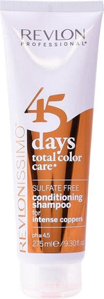 Revlon 45 Days Color Shampoo & Balm Intense Copper - 275 ml - vrouwen - Voor Gekleurd haar
