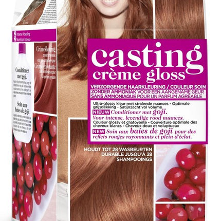 L'Oréal Paris Casting Crème Gloss Haarverf - 645 Donker koper mahonieblond