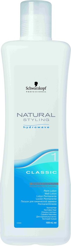 Schwarzkopf Natural Styling Hydrowave Classic 1 - 1000 ml - Permanentvloeistof - Haarverf