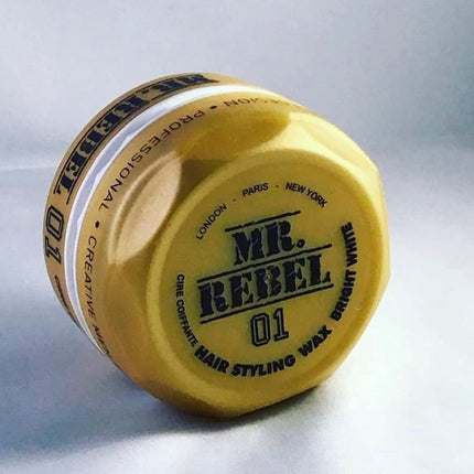 Mr.rebel - Hair Styling Wax - 01 Bright White