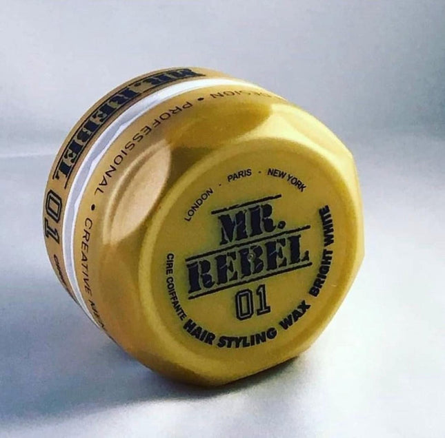 Mr.rebel - Hair Styling Wax - 01 Bright White