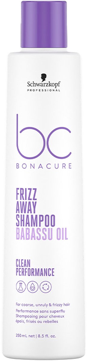 Schwarzkopf Bonacure Frizz Away Shampoo 250ml - vrouwen - Voor