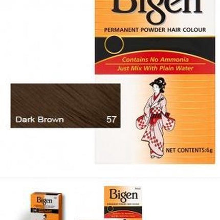 Bigen permanent powder hair color
