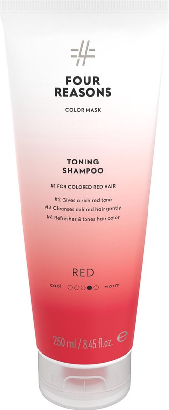 Four Reasons - Color Mask Toning Shampoo Red - 250ml