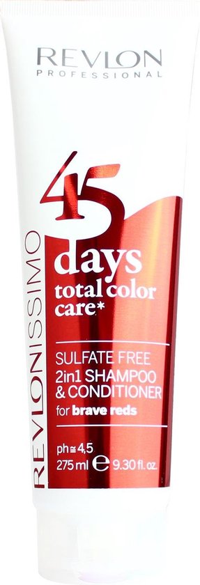 Revlon - 45 Days Color - 2 in 1 Shampoo & Conditioner - Reds - 275 ml