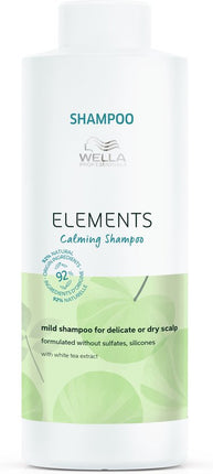 Wella Elements Calming Shampoo 1000 ml - Normale shampoo vrouwen - Voor Alle haartypes