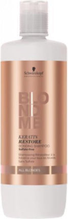 Schwarzkopf Blond Me Restore Bond Shampoo All 1000ml -  vrouwen - Voor