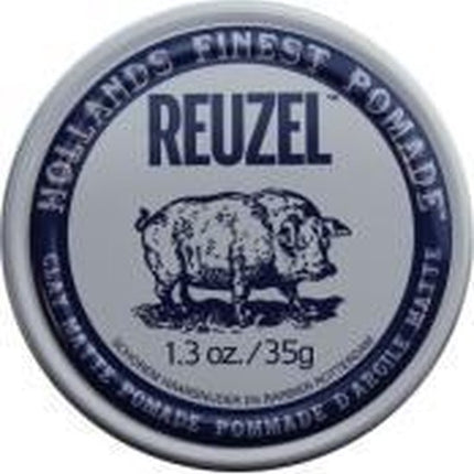 Reuzel - Hollands Finest Pomade Clay Matte Pomade Matte Hair Clay On Base Water 35G