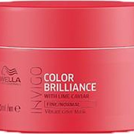Wella Brilliance Masker fijn / normaal haar -150 ml - Haarmasker droog haar - Haarmasker beschadigd haar