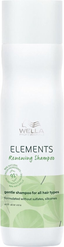 Wella Elements Renewing Shampoo 250ml - Normale shampoo vrouwen - Voor Alle haartypes