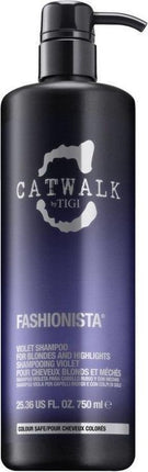 Tigi - Catwalk Fashionista Violet Shampoo - Šampon pro blond vlasy (L)