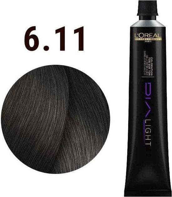 L'Oréal Haarverf Professionnel Dialight Coloration Ton Sur Ton Gel-Crème Acide 6.11 Dark Ash Blonde