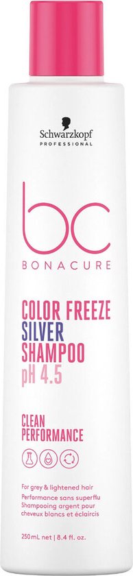 Schwarzkopf Bonacure Color Freeze Silver Shampoo - Zilvershampoo - 250 ml