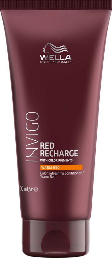 Wella Invigo Color Recharge Warm Red Conditioner 200 ml - Conditioner voor ieder haartype