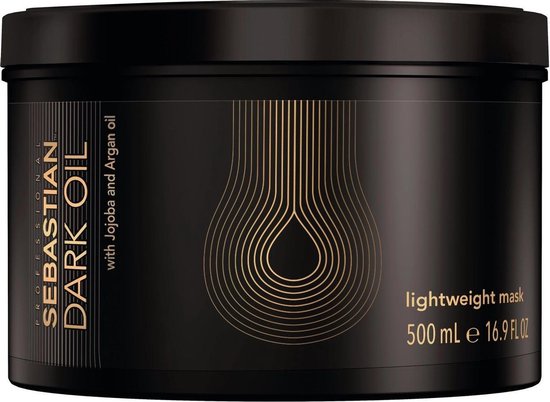Sebastian Professional Dark Oil Haarmasker 500 ml - Haarmasker droog haar