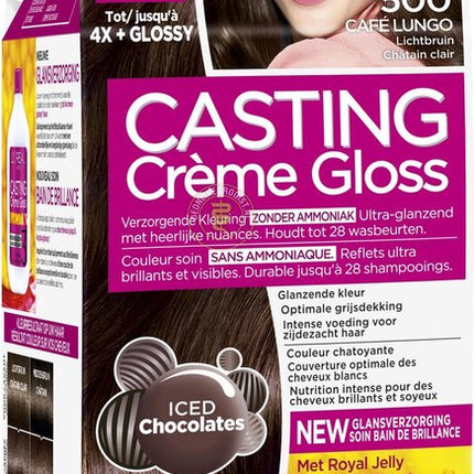 L'Oréal Paris Casting Crème Gloss Haarverf - 645 Donker koper mahonieblond