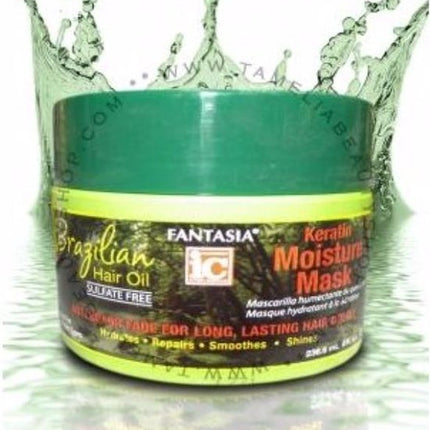 Fantasia IC Brazilian Hair Oil Ker. Moist. Mask 8 Oz.