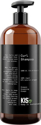 KIS Green Curl Shampoo 1000 ml - vrouwen - Voor